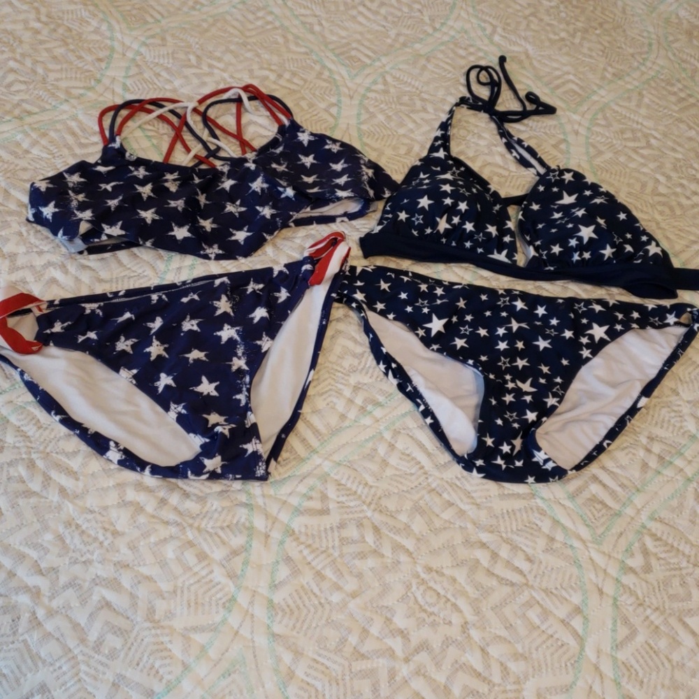 2 patriotic bikinis